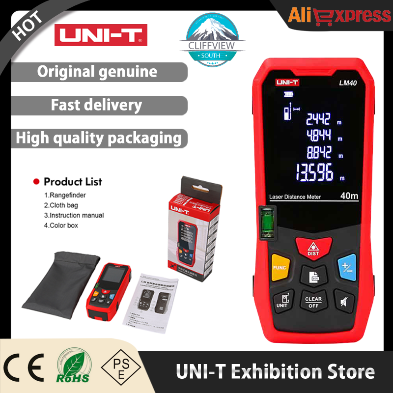 Renewable Energy Demonstration Kit - UNI-T Pengukur Jarak Laser 40M 60M