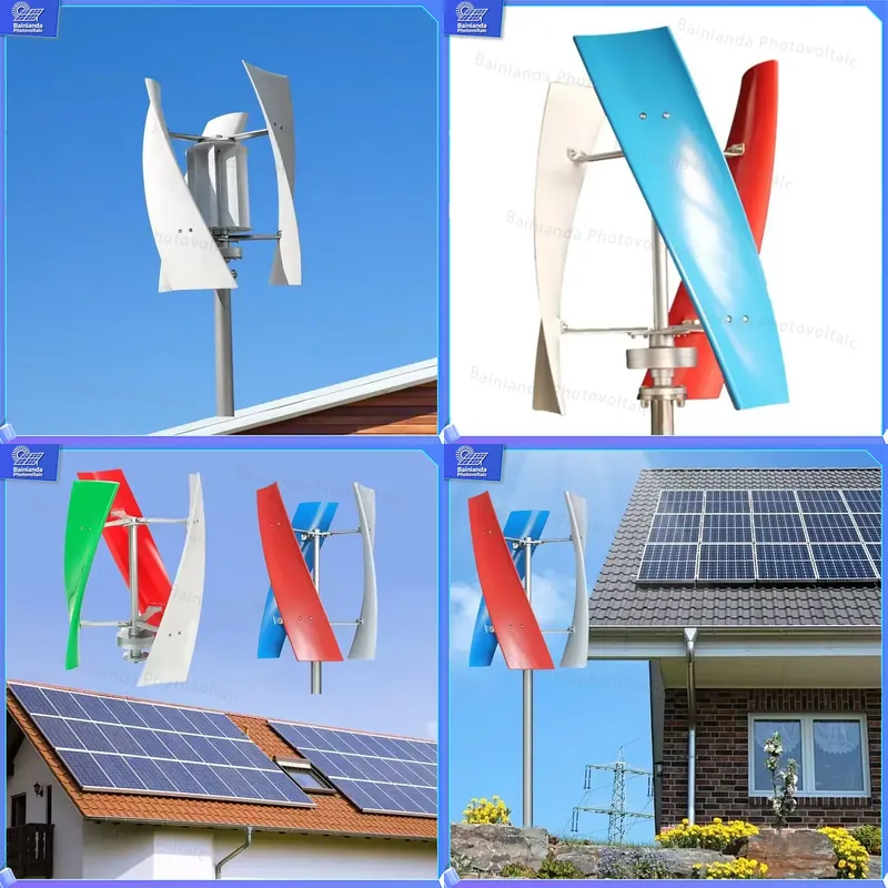 Renewable Energy Generation - Generator Turbin Angin Surya Hibrida 5KW