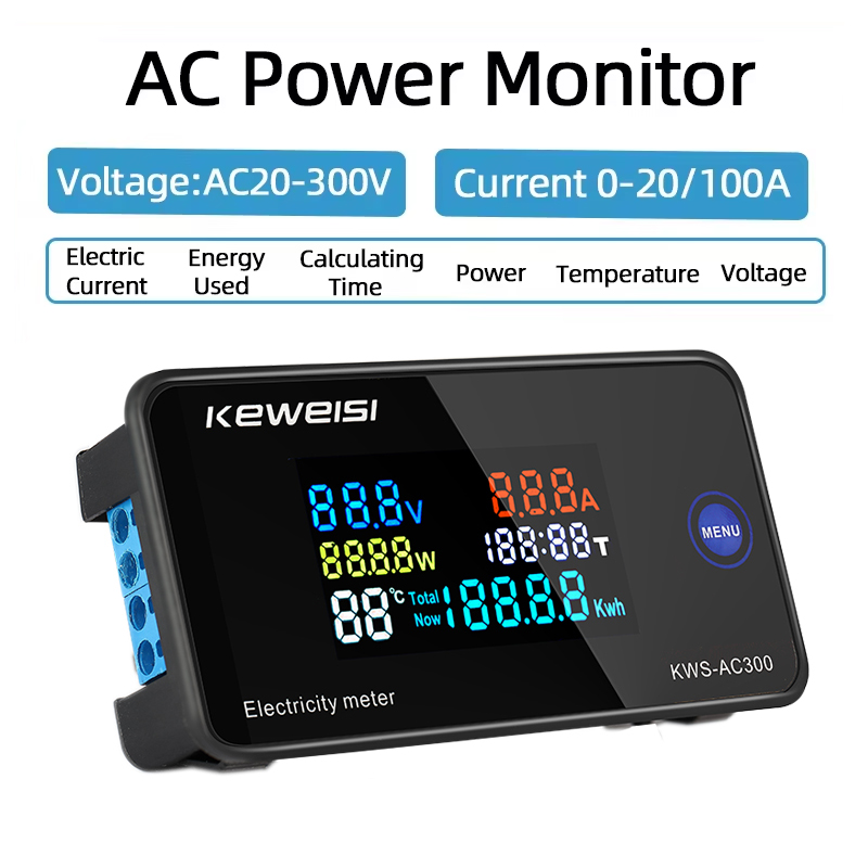 KWS-AC300 AC 50-300V Voltmeter - Renewable Energy Demonstration Kit ulasan dan harga