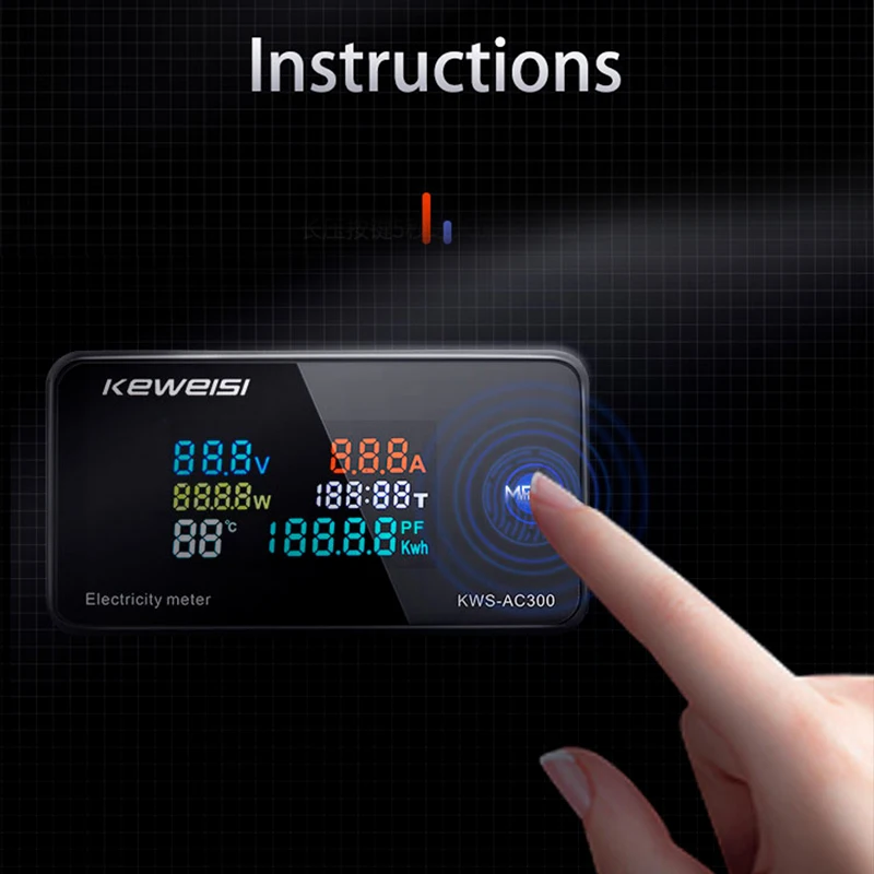 KWS-AC300 AC 50-300V Voltmeter - Renewable Energy Demonstration Kit ulasan dan harga
