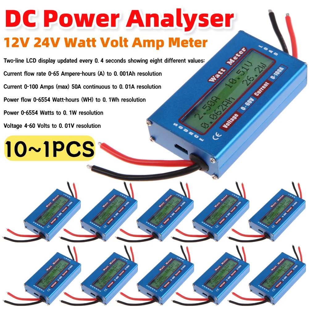 10-1PCS DC Power Analyser Watt - Renewable Energy Demonstration Kit ulasan dan harga