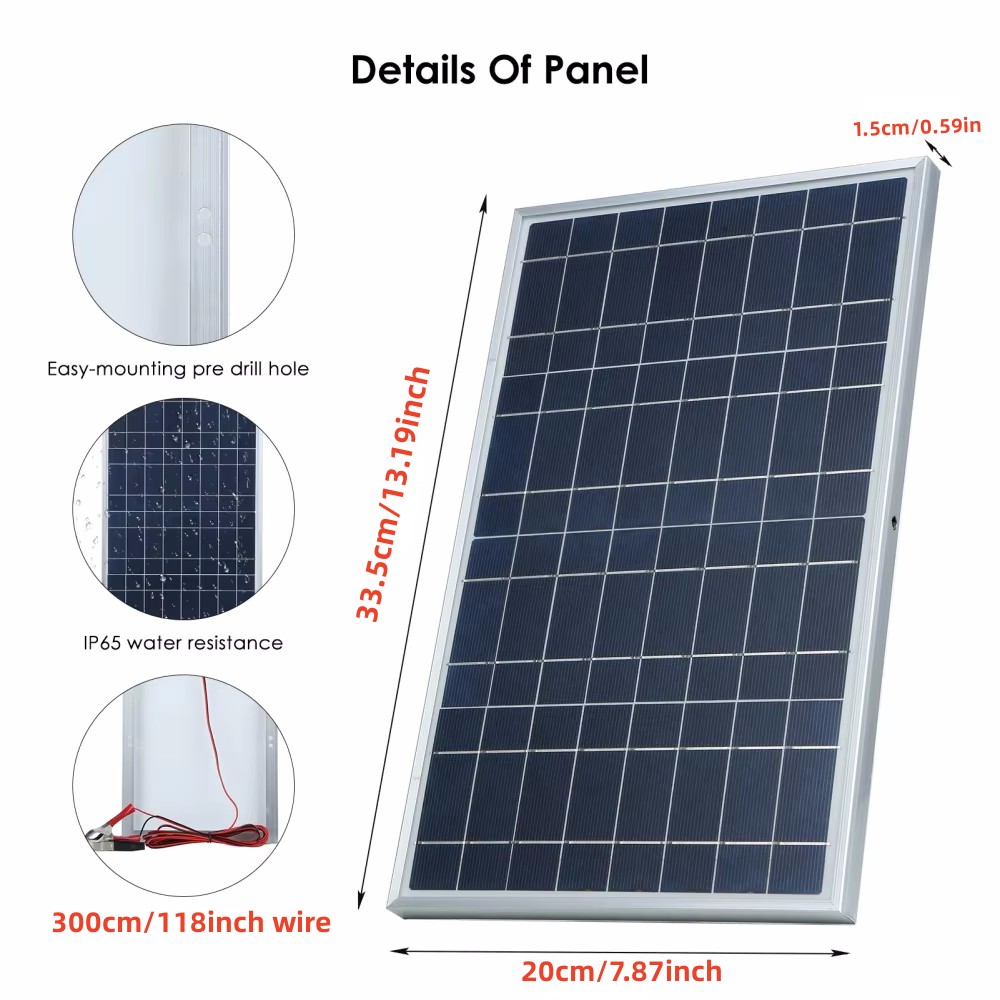 Kit Panel Surya 35W Generator  - Renewable Energy Generation ulasan dan harga