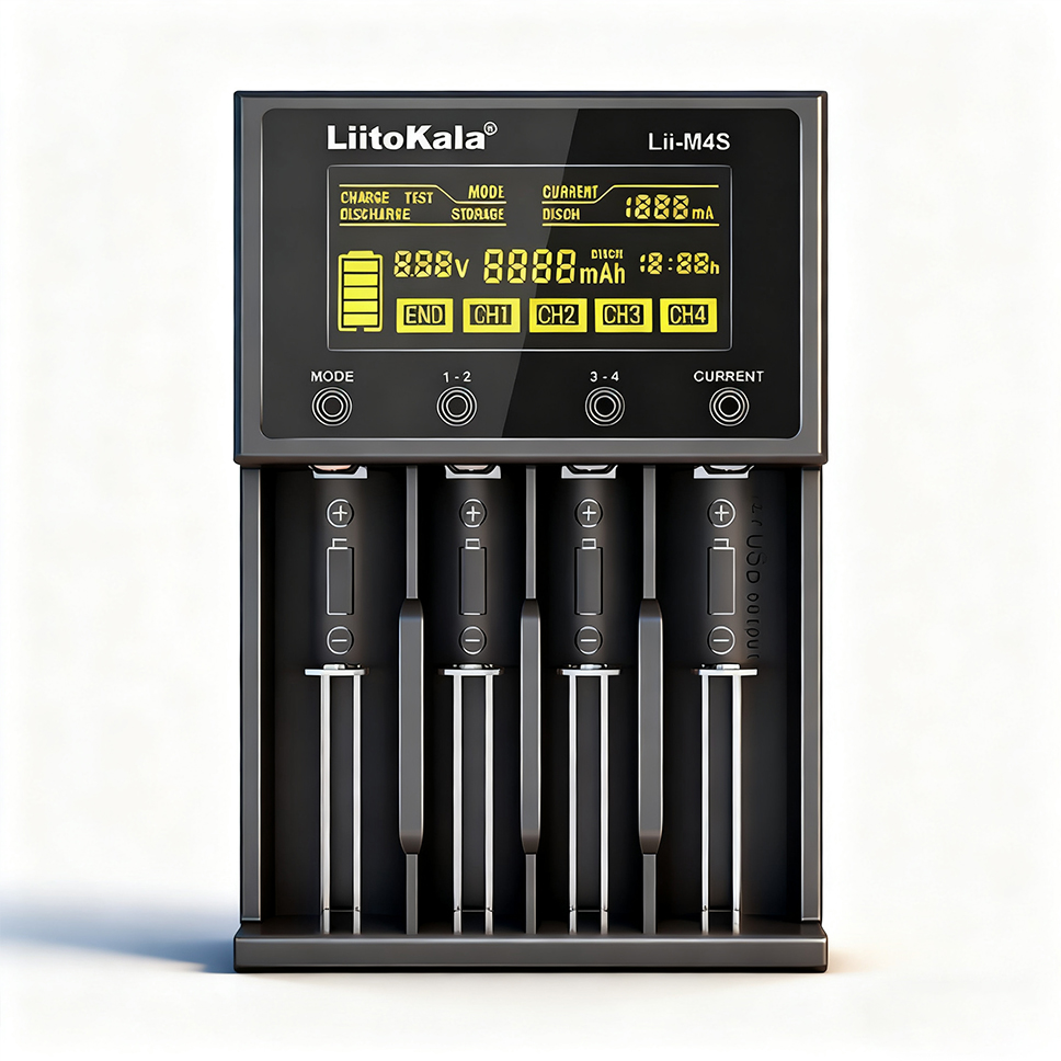 Liitokala Lii-M4S Smart Charge - Renewable Energy Demonstration Kit ulasan dan harga